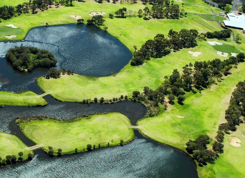 Camp de golf Foto